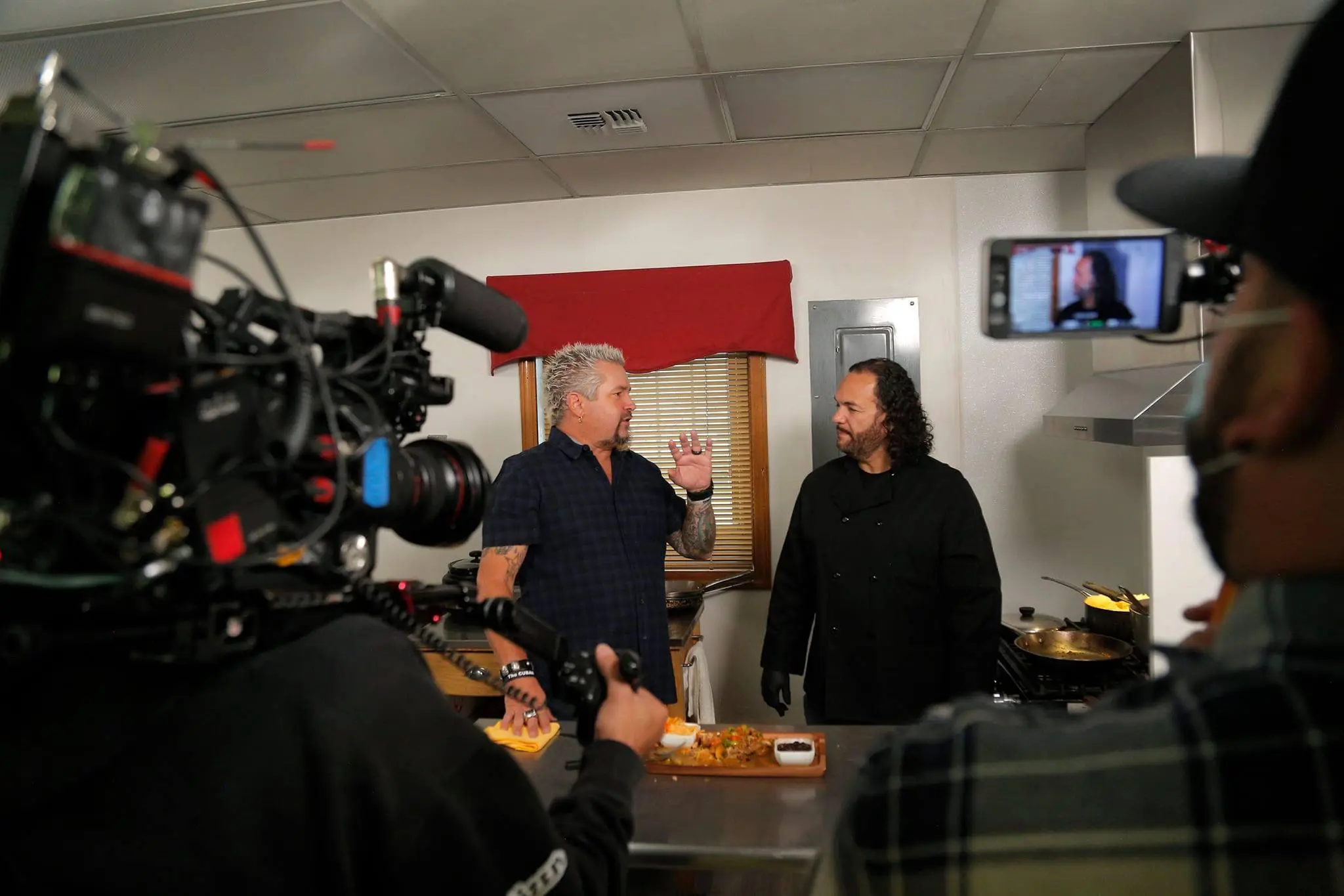 Guy Fieri with Chef Rico Z