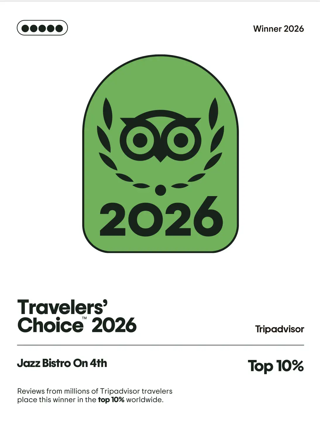 2026 award