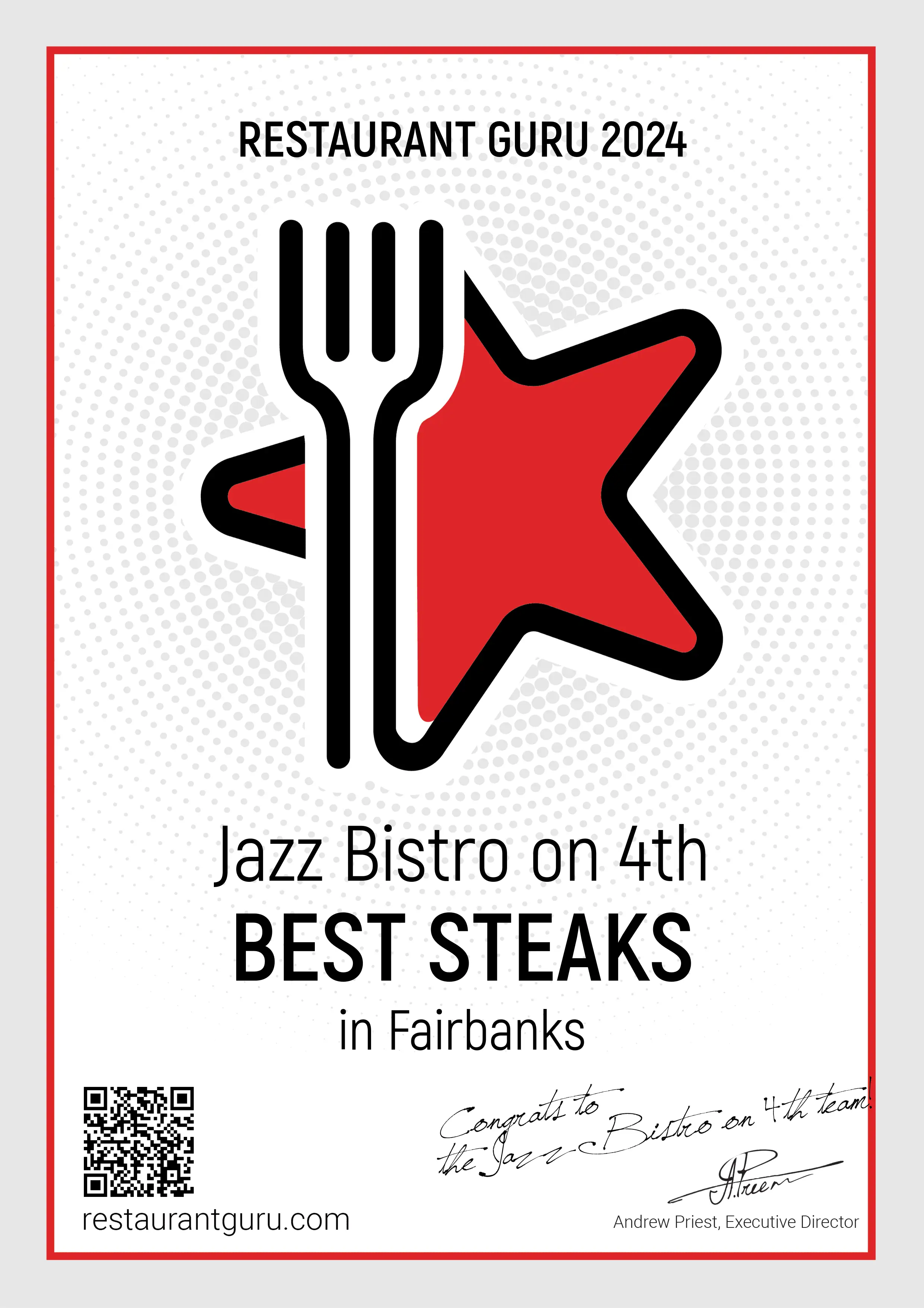 award for best steaks